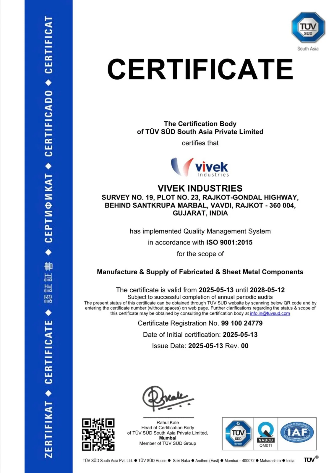 Vivek Industries Overview